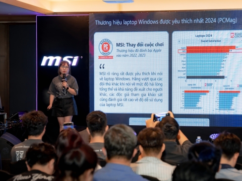 MSI CÔNG BỐ DÒNG LAPTOP TRANG BỊ RTX 50 SERIES ĐẦU TIÊN TẠI VIỆT NAM 