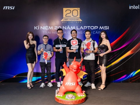 KỸ NIỆM 20 NĂM - LAPTOP MSI